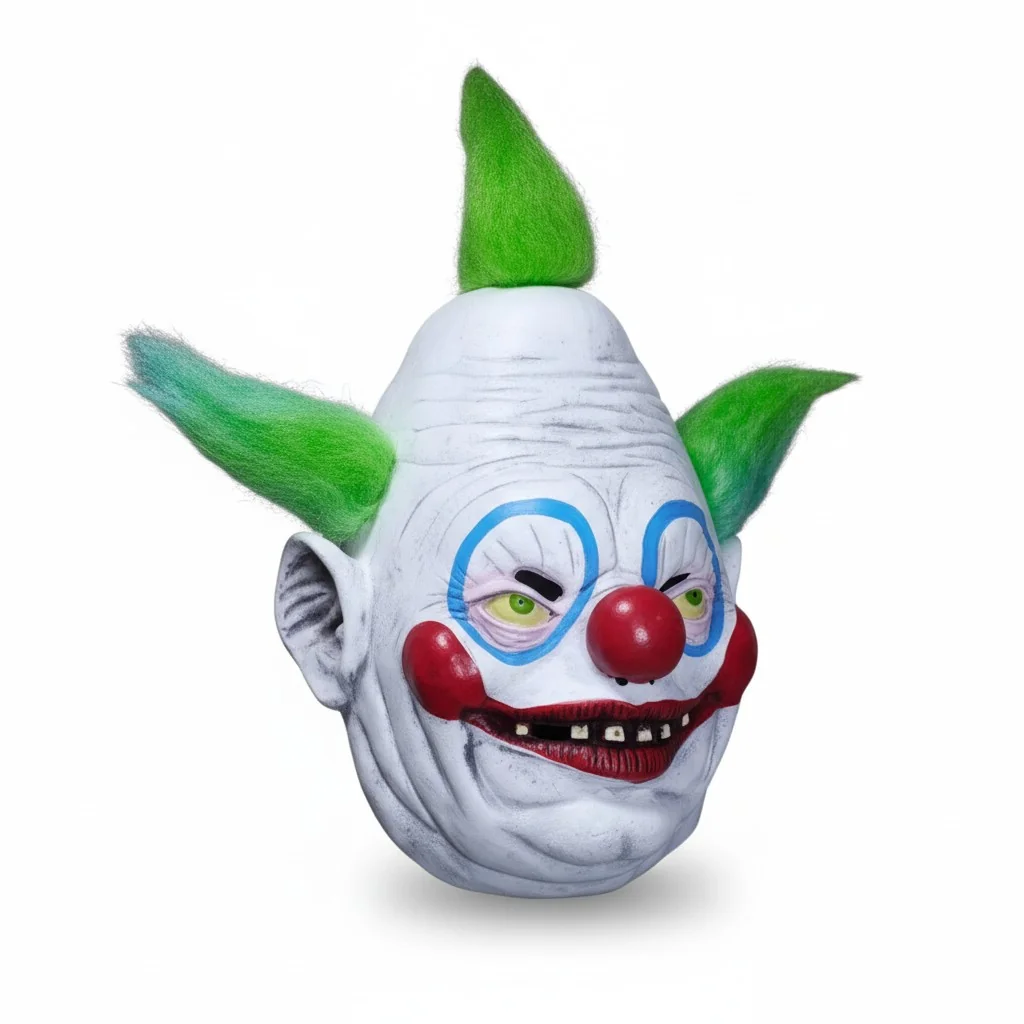 Máscara de látex de payaso clásico