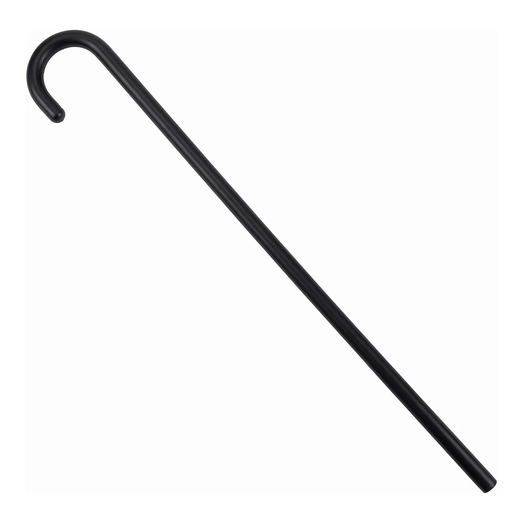 Accesorio plástico baston 90 cm negro