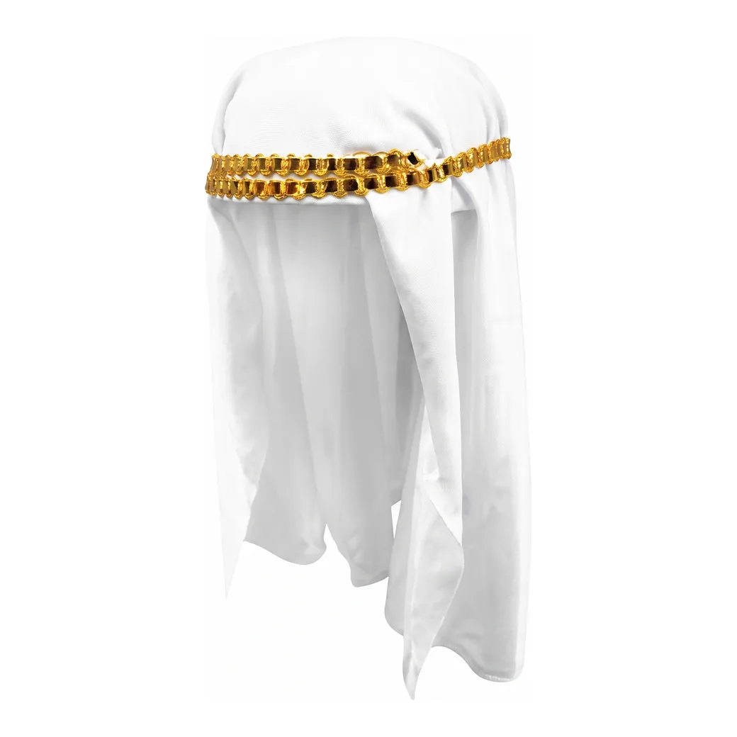 Sombrero árabe blanco